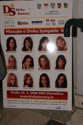 Velká módní show finalistek Divka Sumavy 2008