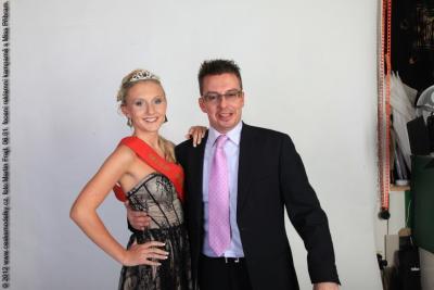 Focení vítězky Miss Příbramska pro reklamní kampan