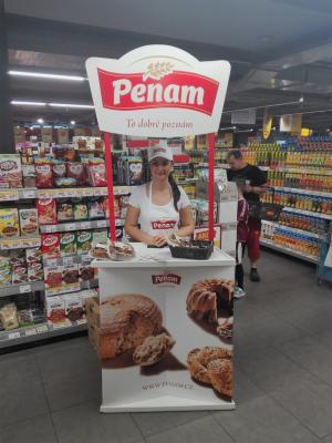 Ochutnávky pečiva pro Penam a.s v Praze